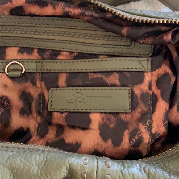 B Makowsky Leather handbag - Picture 4 of 7